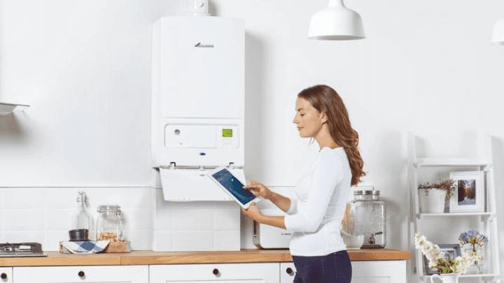 checking boiler