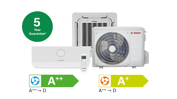 Bosch air conditioning unit 5 year guarantee