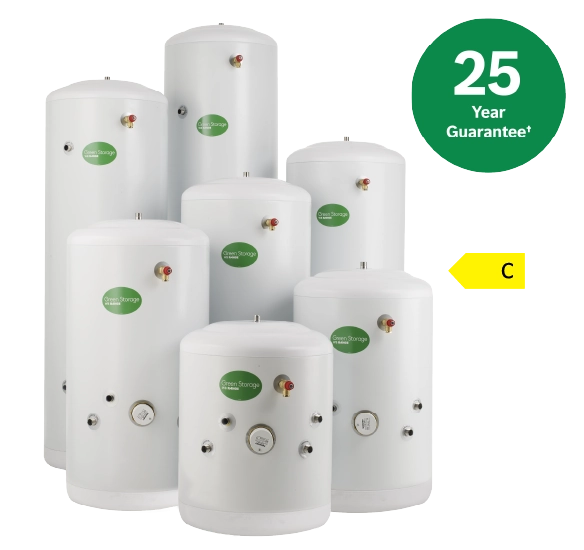 Boiler unvented cylinders 90-300 litres