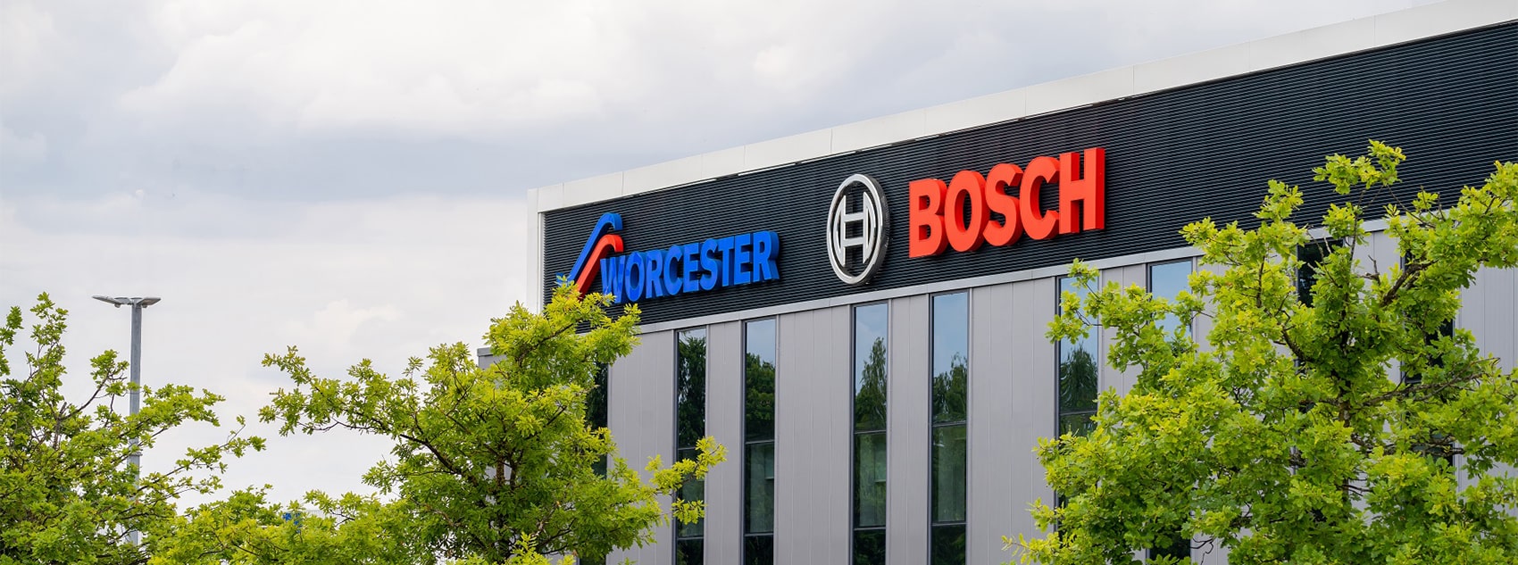 Worcester Bosch Head office sign outside