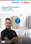 Greenstar CDI compact installer guide