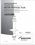 60/100 mm Vertical Flue
