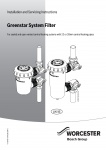 Greenstar System Filter 22mm & 28mm Installation and Maintenance Instructions