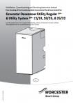 Greenstar 12-32 Danesmoor Regular and System Utility ErP+ Installation and Servicing Instructions