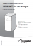 Greenstar FS CDi Regular Installation manual