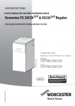 Greenstar FS CDi Regular user manual