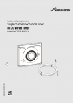 Worcester MT20 Wired Timer Installation and Servicing Instructions