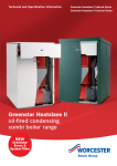 Greenstar Oil Combi Boilers Specification document