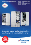 Greenstar Regular and System boilers Technical and Specification Information