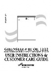 Greenstar II HE 12-22 Operating Instructions