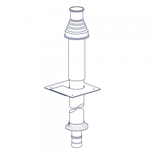 60/100 mm Vertical Flue