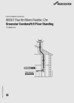 8000 F Flue Kit 80mm Flexible 12m instruction manual