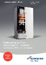 Greenspring CWi47 Instantaneous Water Heater Technical and Specification Information thumbnail
