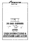 Worcester 25-28 Si Operating Instructions